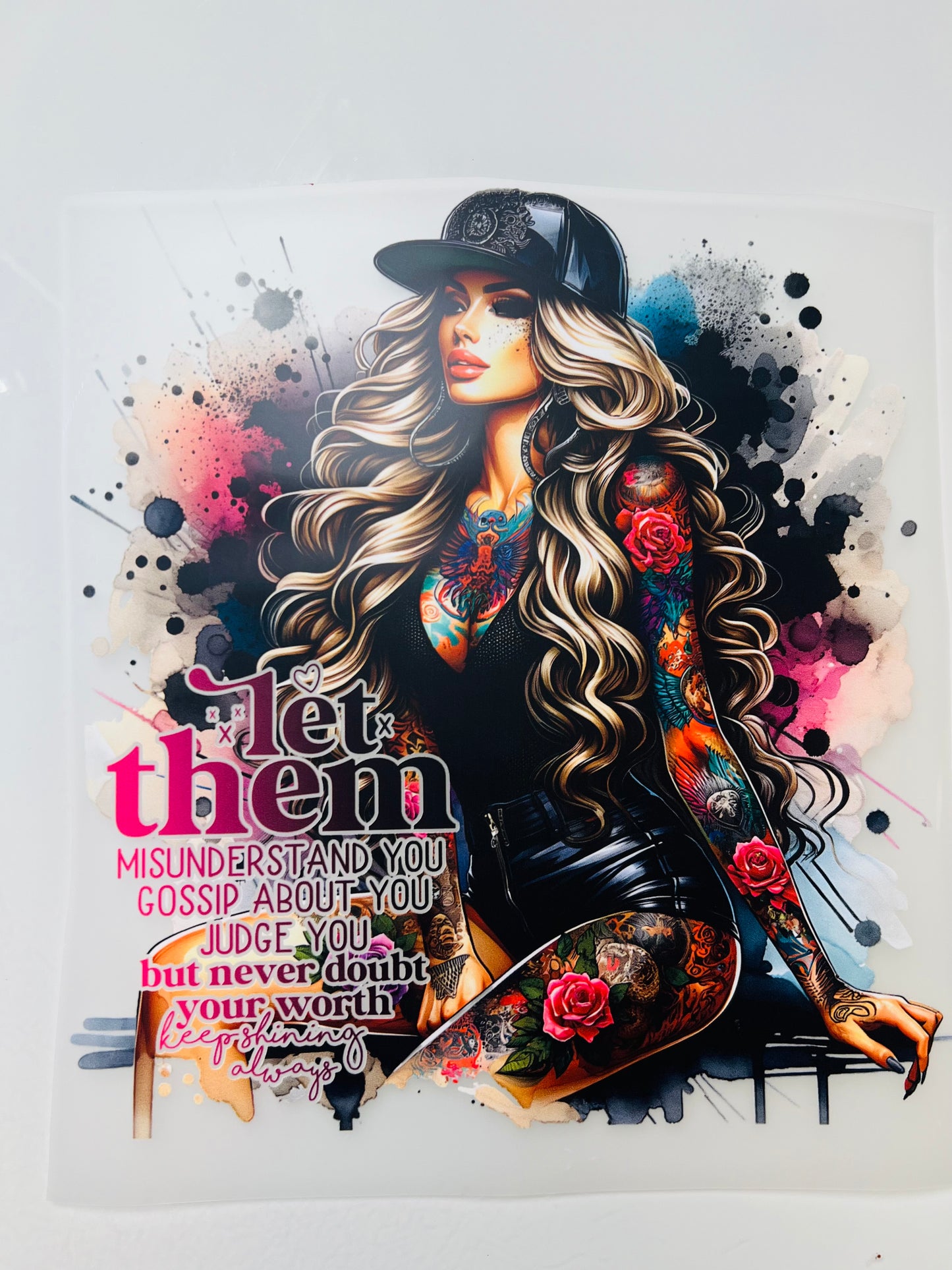 720-Let Them Tattoo Girl