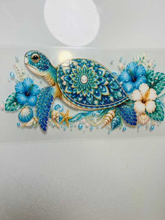 3232-Floral Turtle