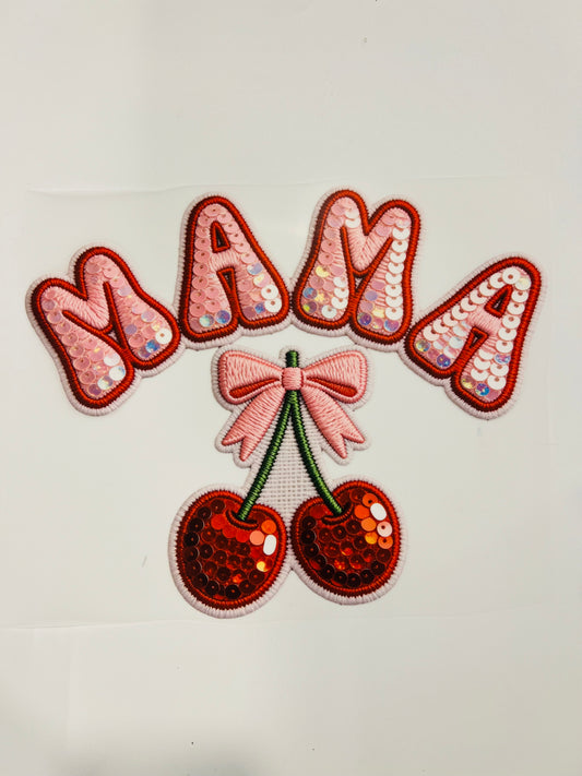 533-Mama Cherry Bow