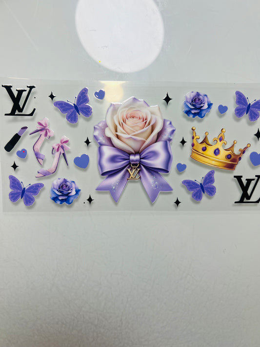 3236-Purple Designer Butterflies