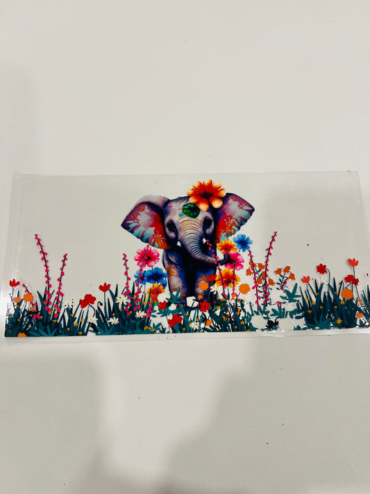 2586-Floral Elephant