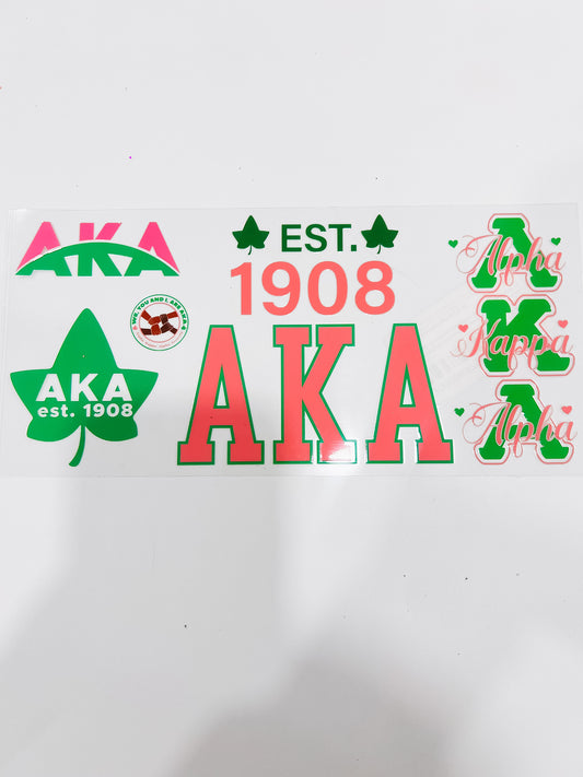 2976-Pink & Green Sorority