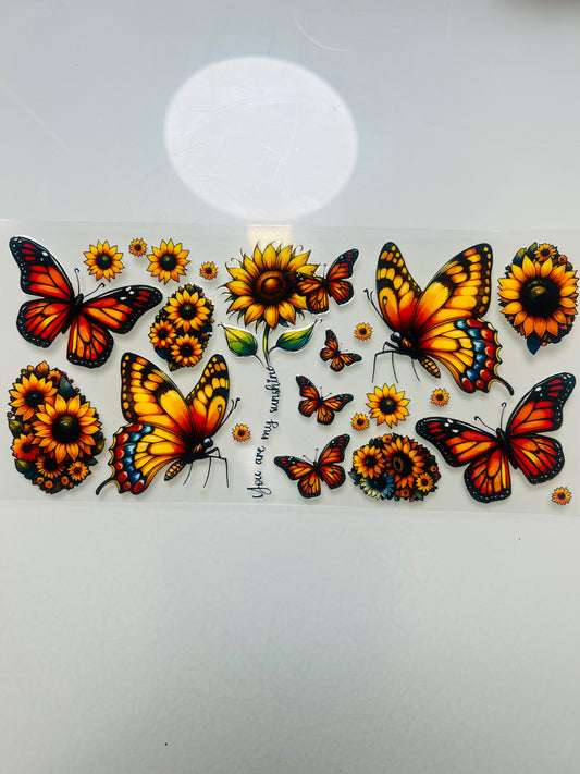 3066-Sunflowers & Butterflies