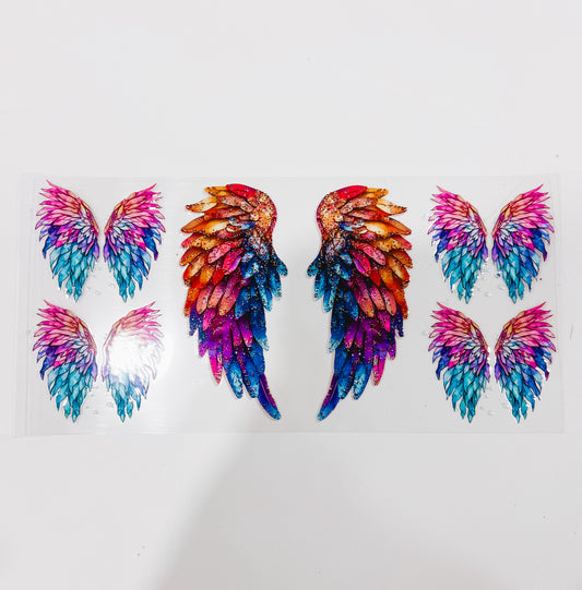 2905-Colorful Angel Wings