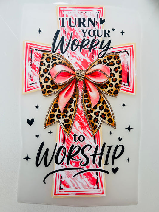 801-Worry into Worship Cross
