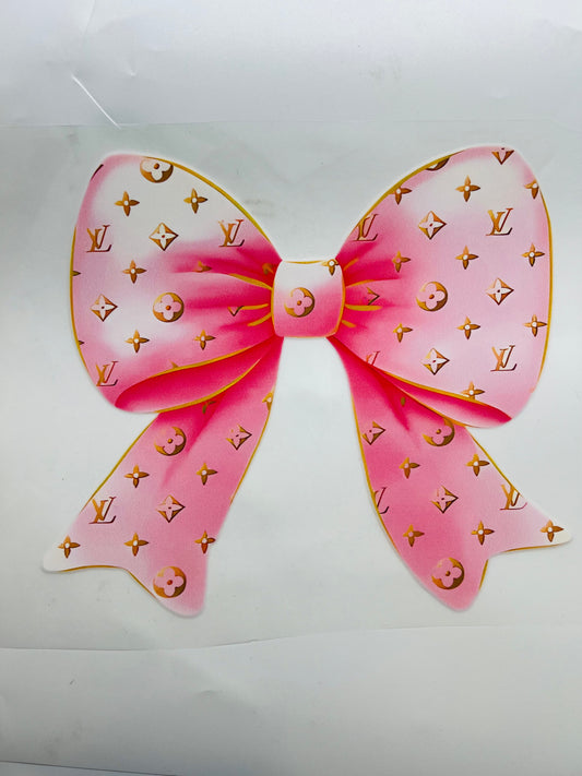 682- Pink Designer Bow