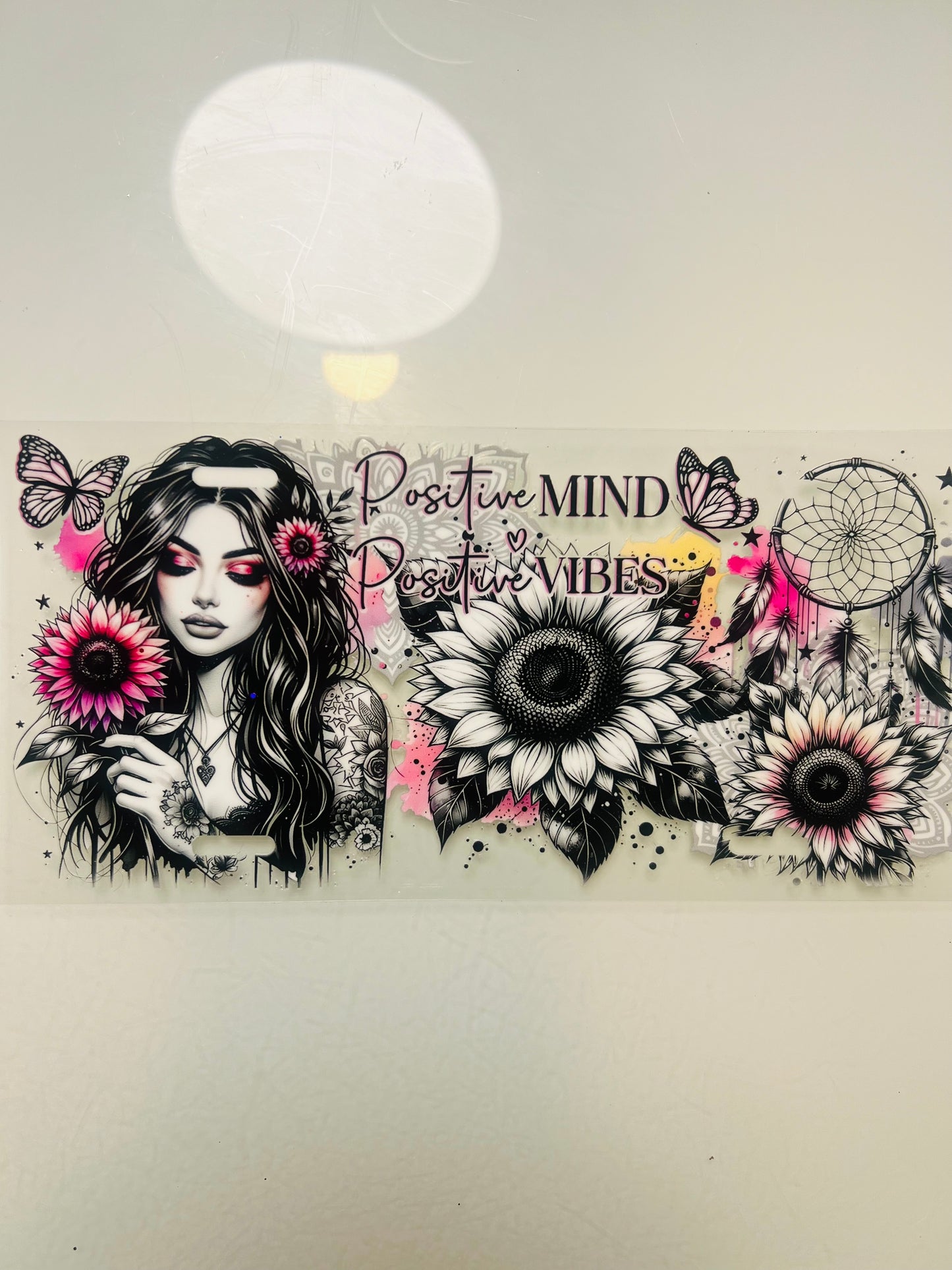 3111-Positive Mind Tattoo Girl