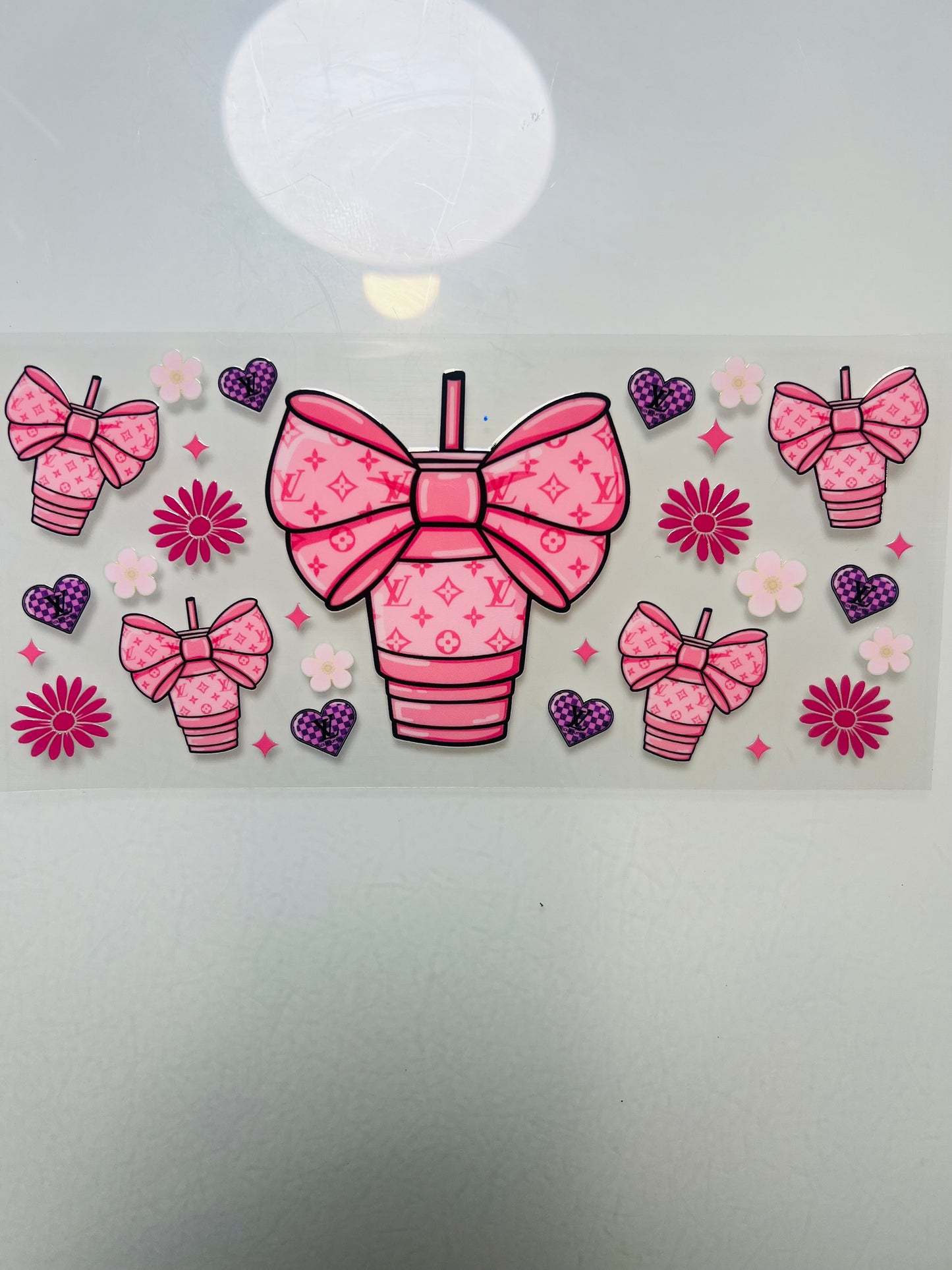 3128-Pink Designer Coffee Cup