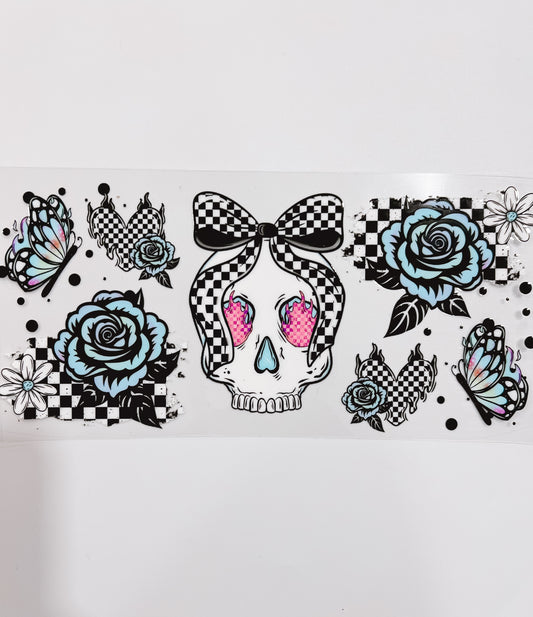 2808-Skull & Roses