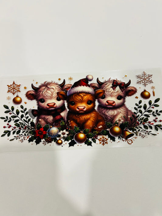 2674-Christmas Cows