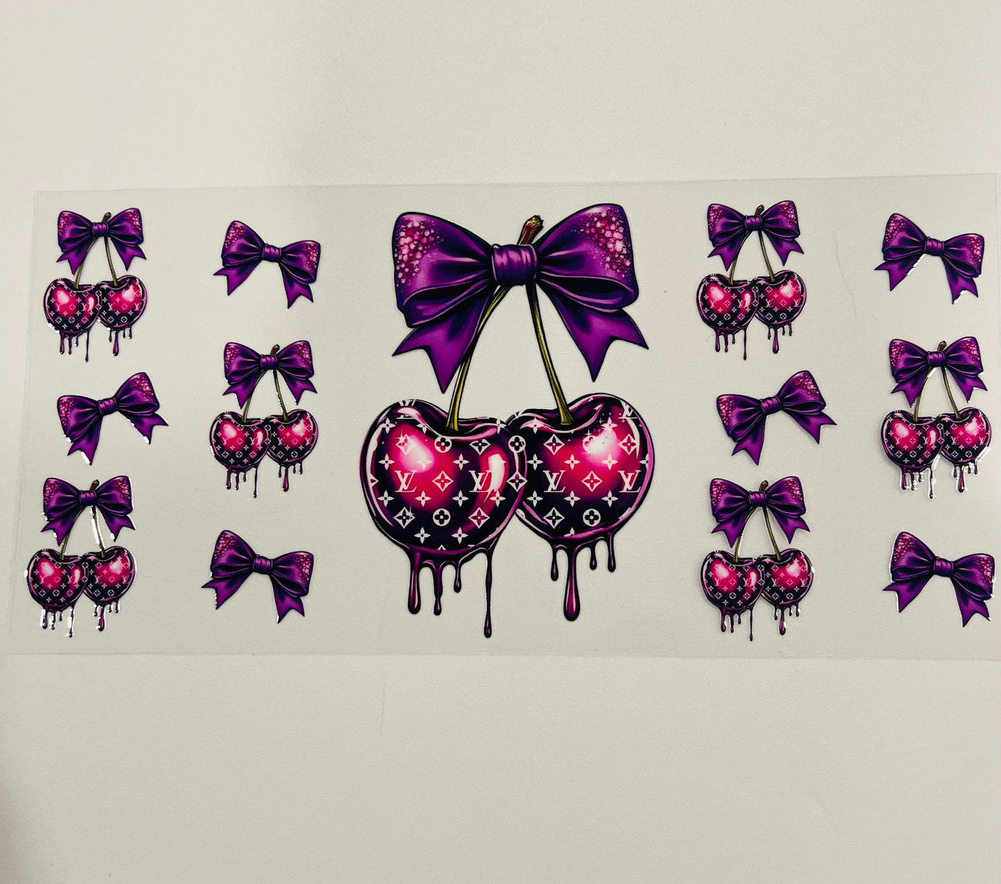 2832-Purple Designer Cherries