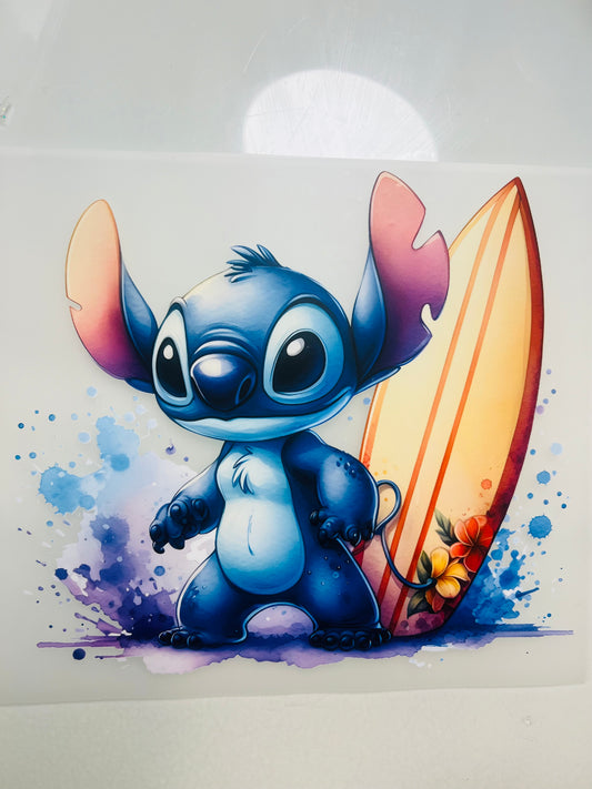 703-Surfing Blue Guy