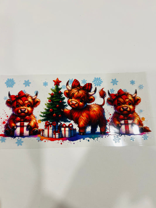2605-Christmas Cows