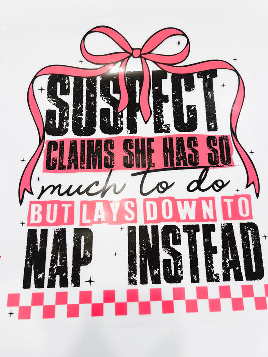 26-Suspect Claims She Has So Much To Do