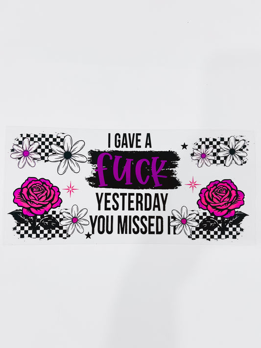 2544-I Gave a Eff Yesterday