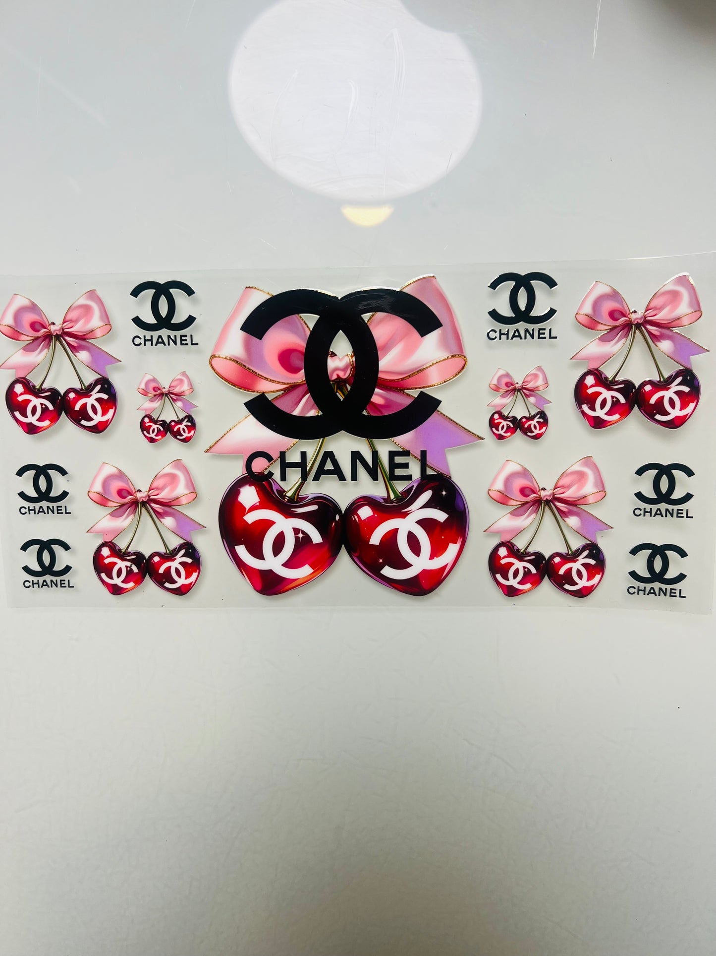 3023-Pink & Red Cherry Designer