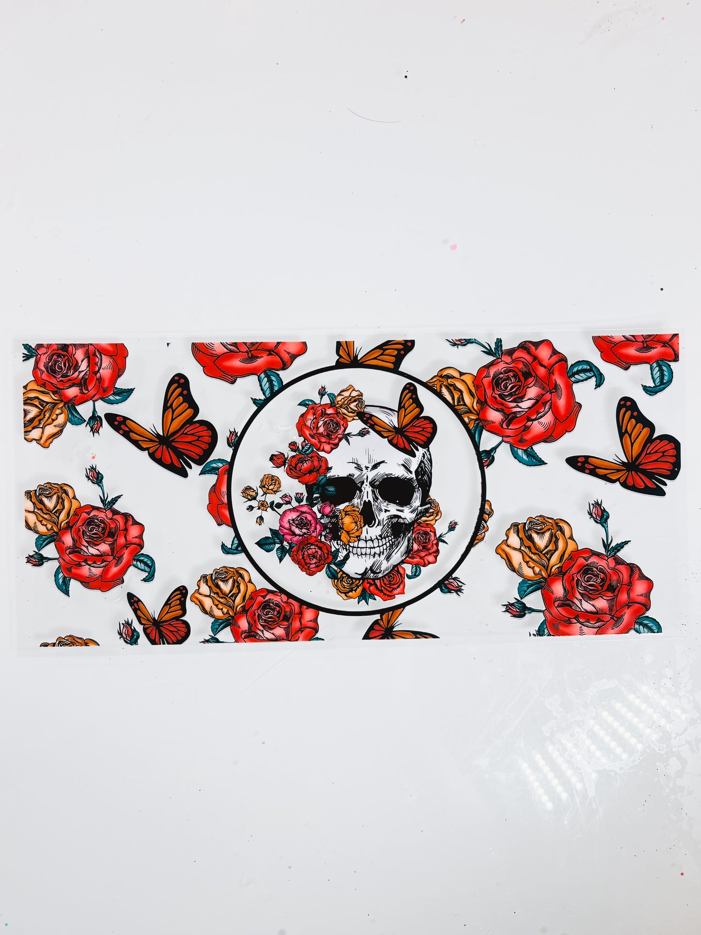 #802 - Floral Skull