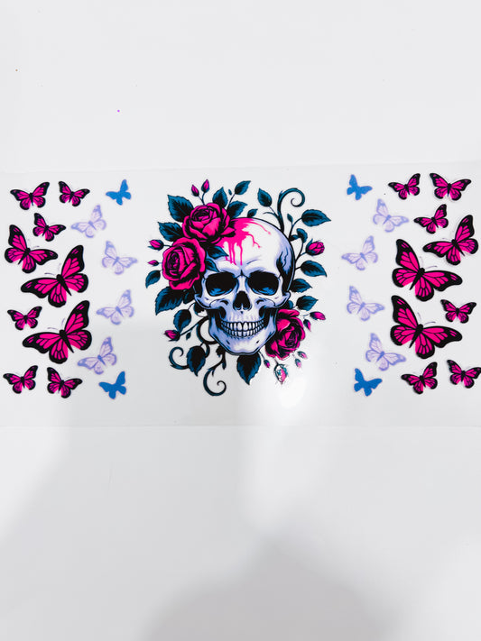 2964-Butterfly Skull