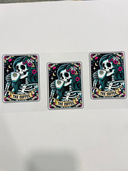 2233-Coffee Tarot Card