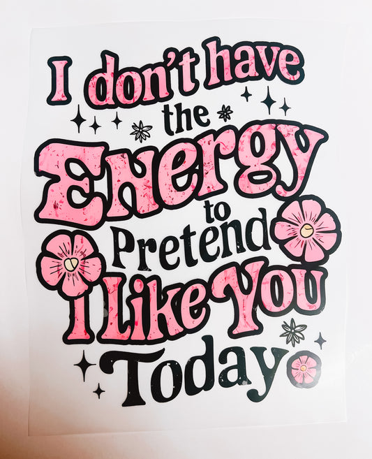 #199-I Don’t Have The Energy