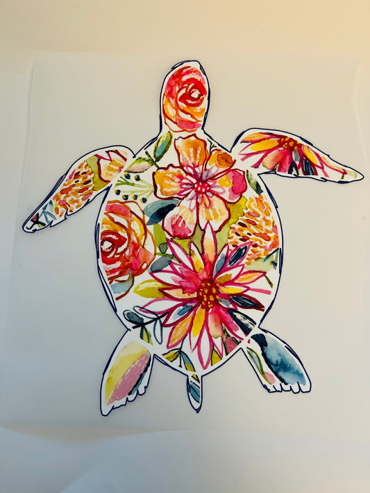 598-Floral Turtle