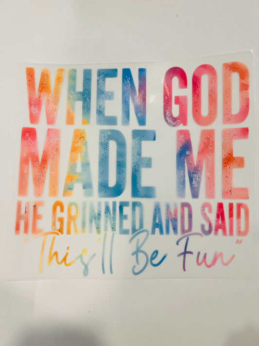 561-When God Made Me