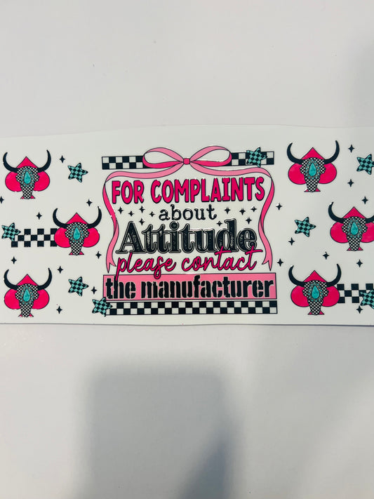 2128-For Complaints About Attitude