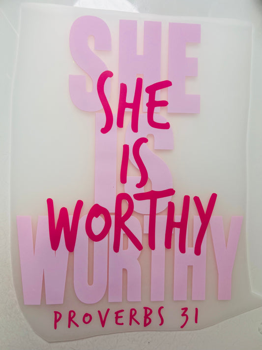 807-She is Worthy