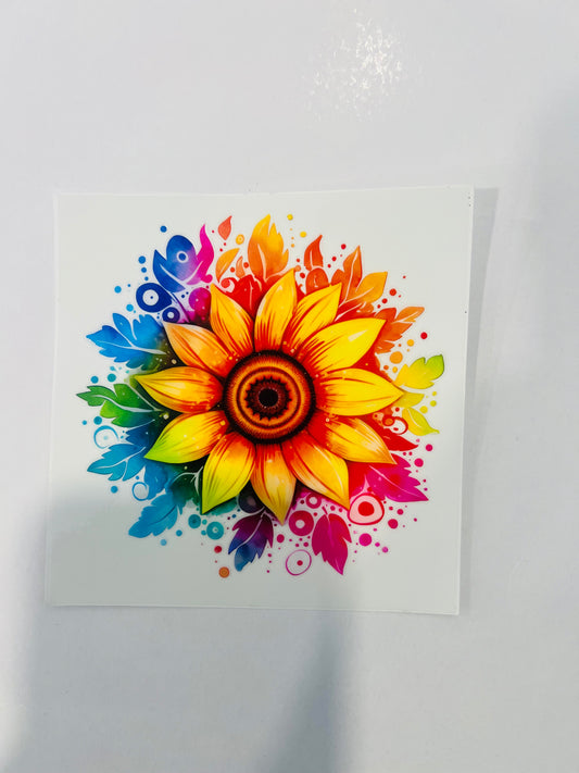 2196-Colorful Sunflower