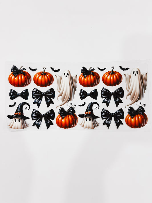 2530-Spooky Pumpkin & Bows