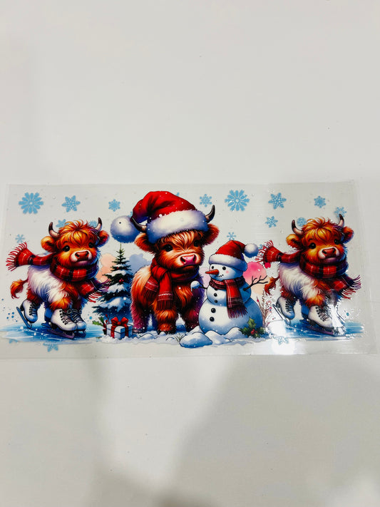 2604-Christmas Cows