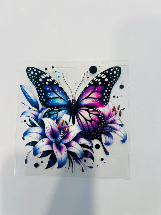 2176-Floral Butterfly