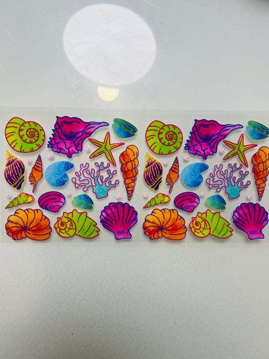 3086-Vibrant Seashells