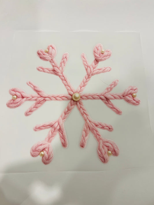 504-Pink Snowflake