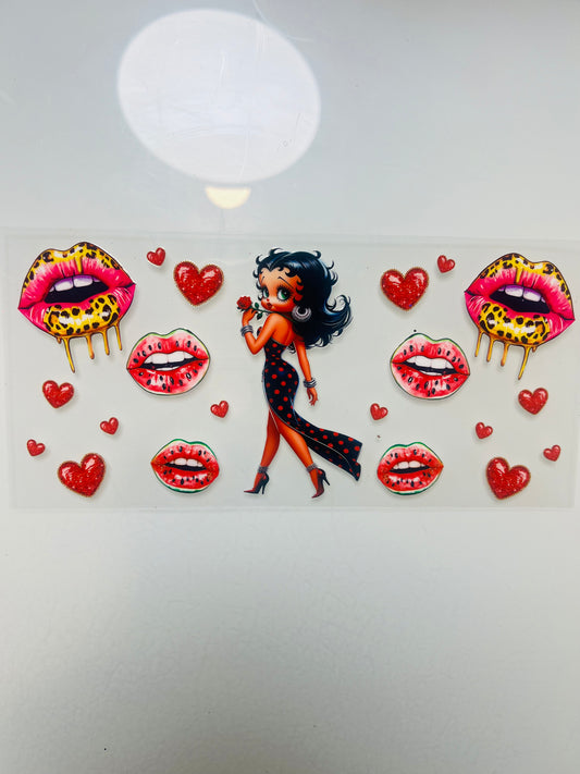3094-Red Lip Betty