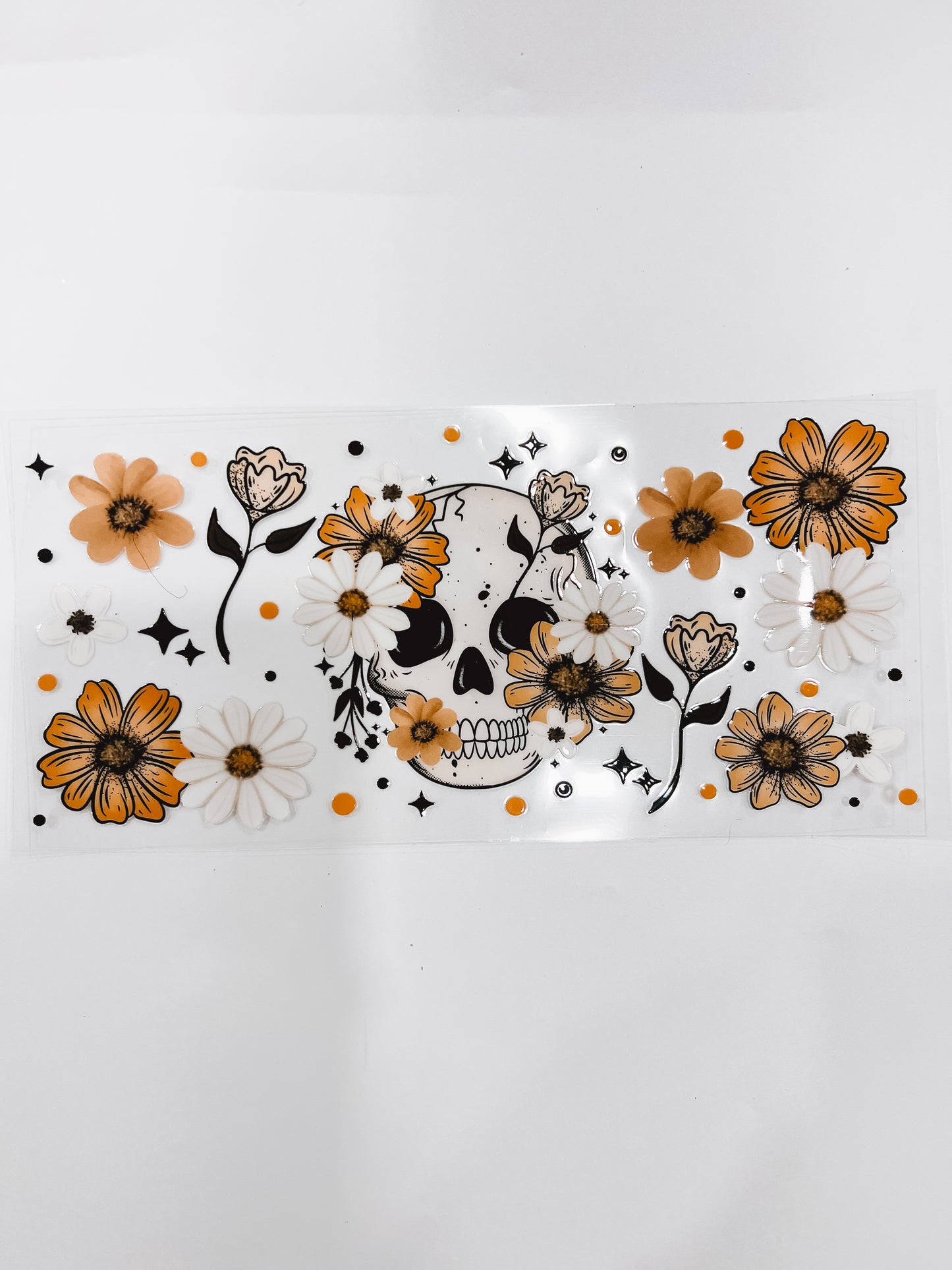 2940-Floral Skull