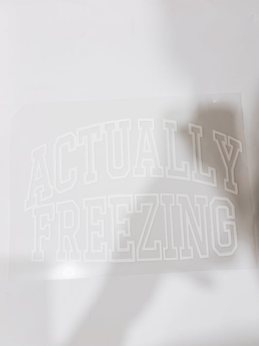455-Actually Freezing