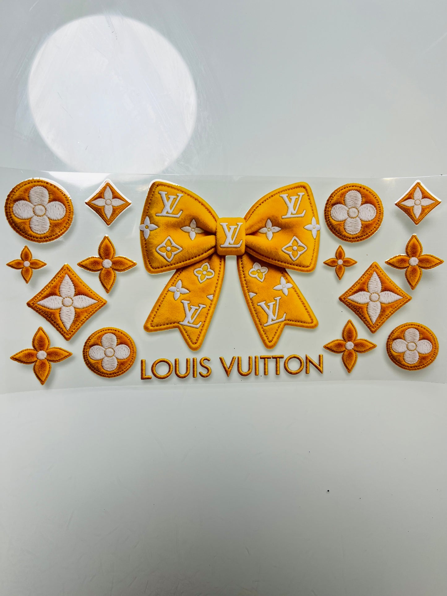 3160-Yellow Designer Bow