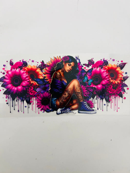 2383-Tattoo Flower Girl