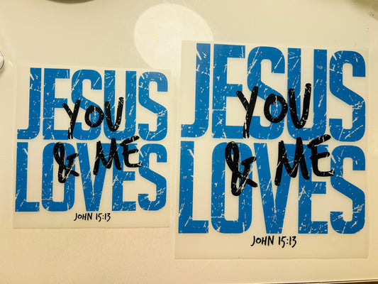 828-Mommy & Me “Jesus Loves Me”