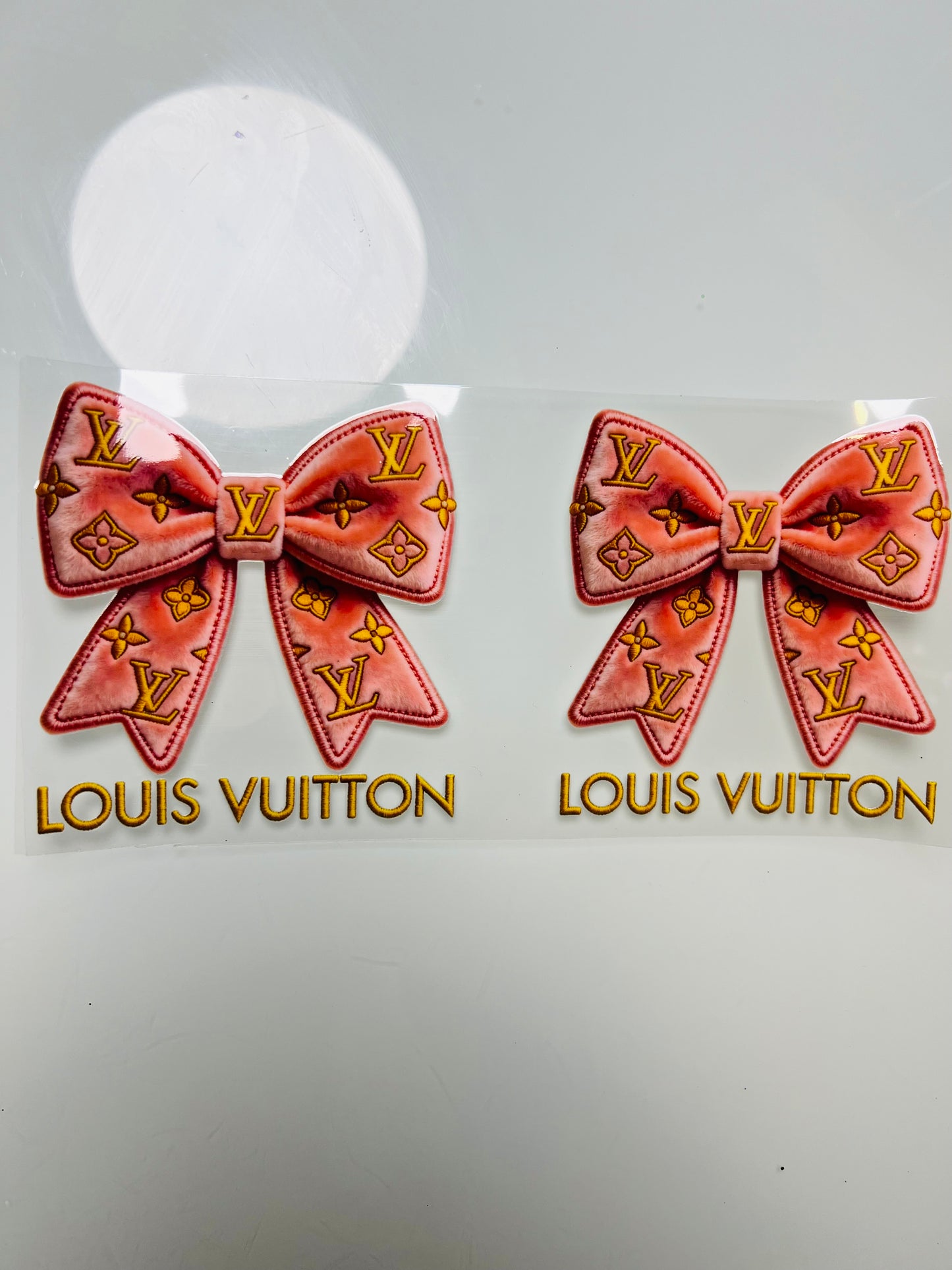 3166-Coral Designer Bow