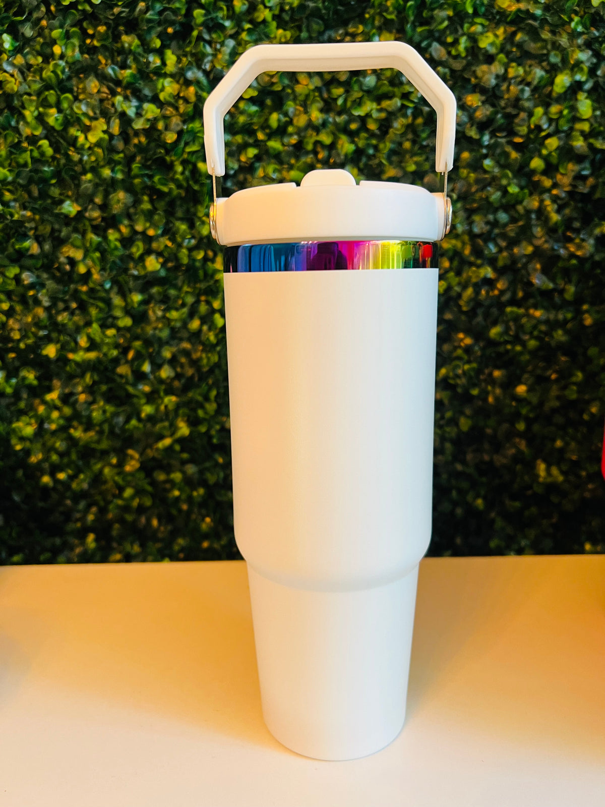 30oz Flip Straw Stainless Steel Tumbler