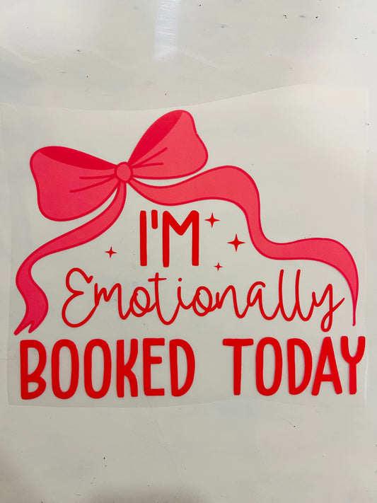 426-I’m Emotionally Booked Today