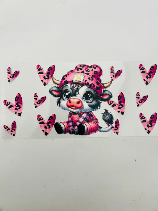 2395-Pink Heart Cow