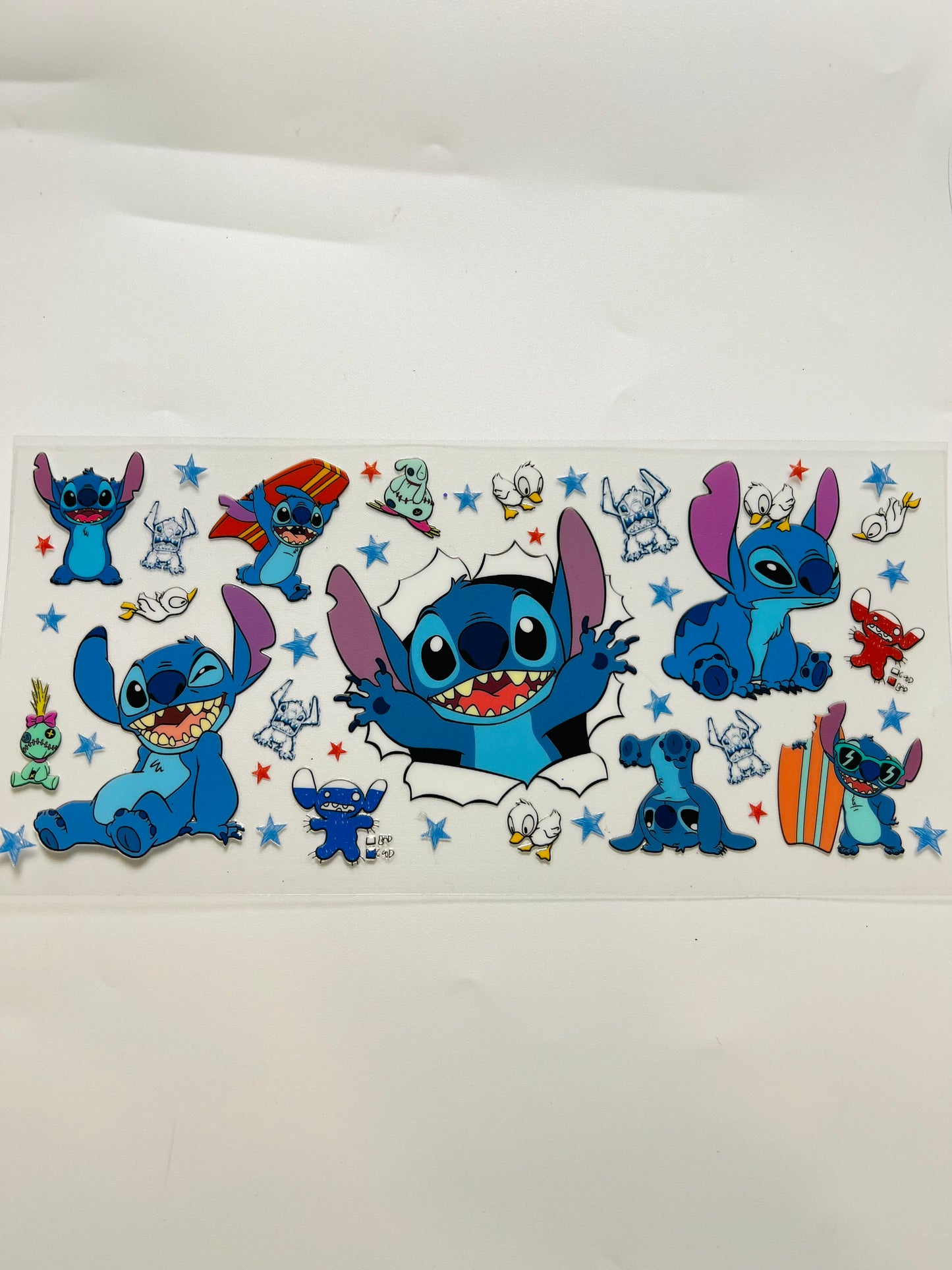 3014-Blue Guy and Stars