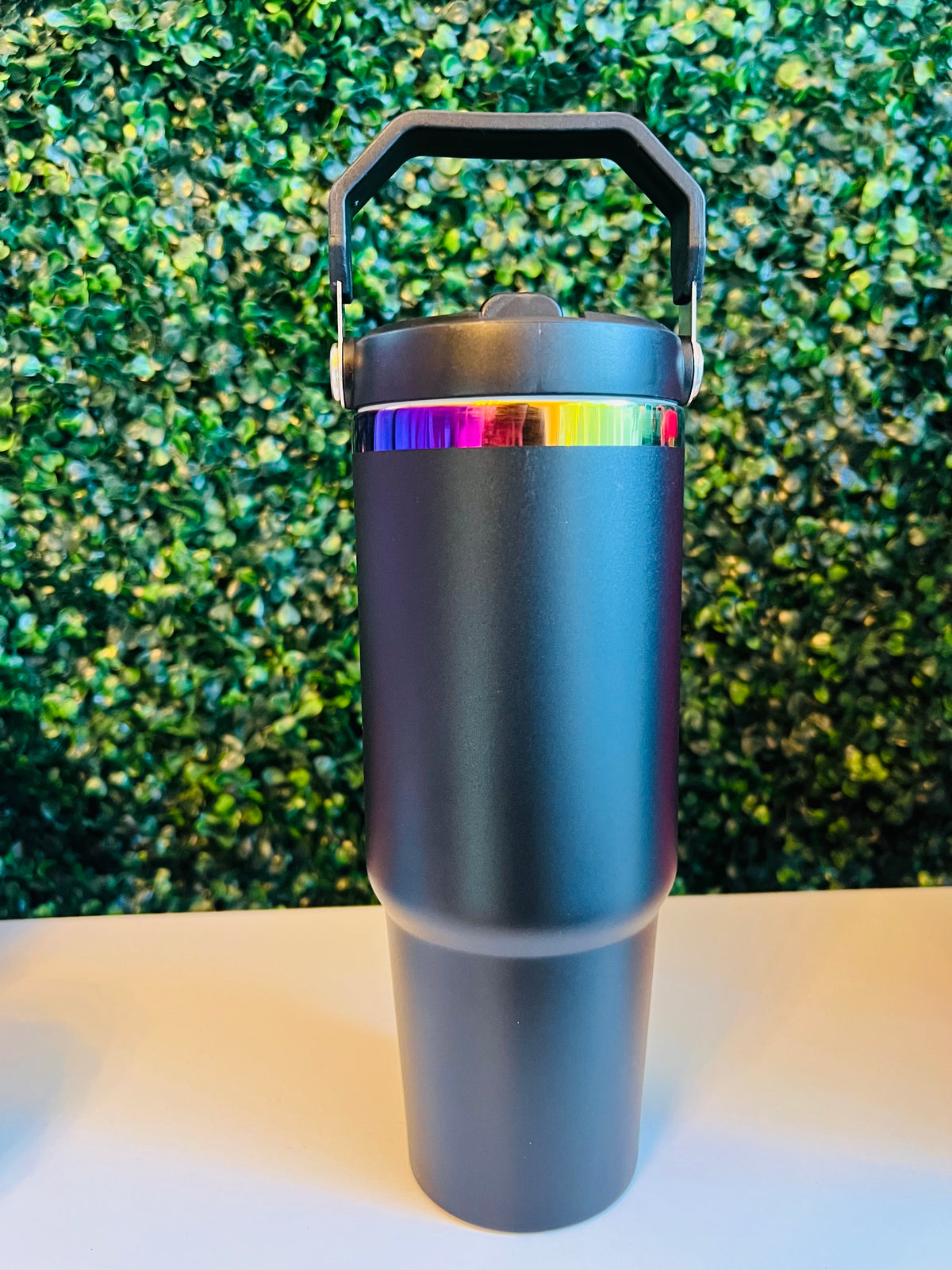 30oz Flip Straw Stainless Steel Tumbler