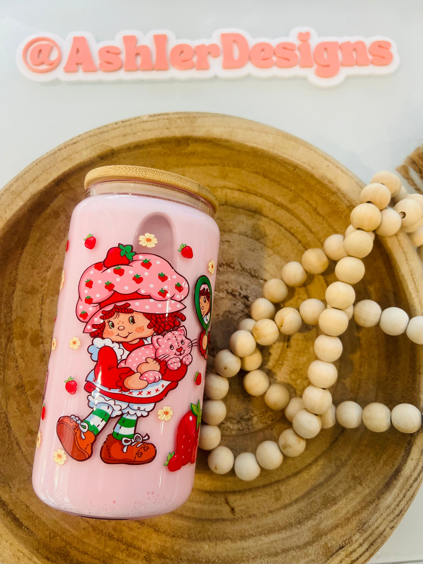 Strawberry Shortcake Snow Globe Tumbler